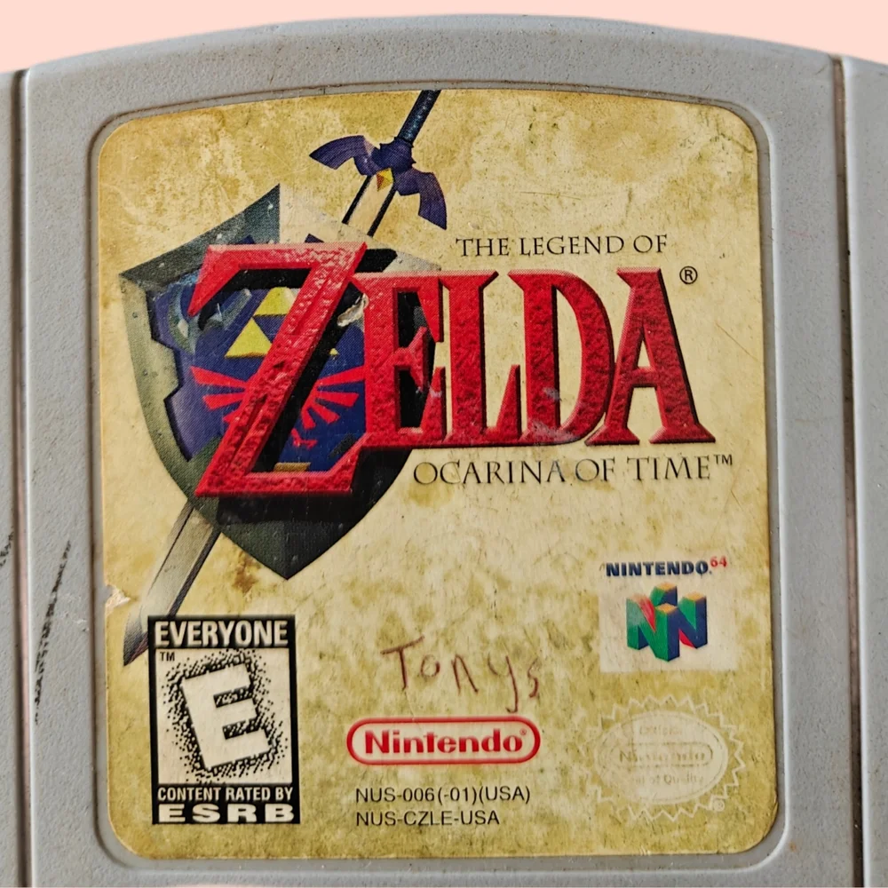 Nintendo The Legend of Zelda: Ocarina of Time - Gray Cartridge